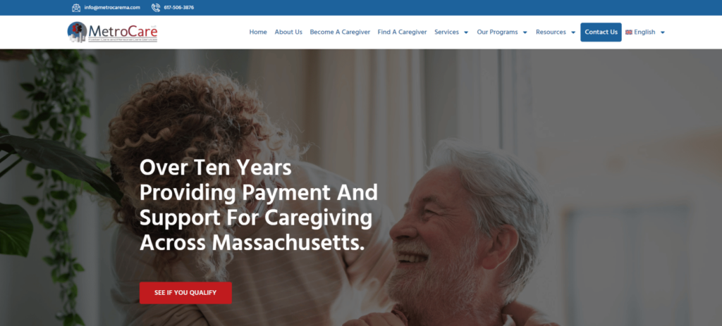 MetroCare Healthcare Caregiving Services for Adults in MA